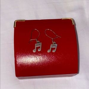 James Avery music note earrings.
